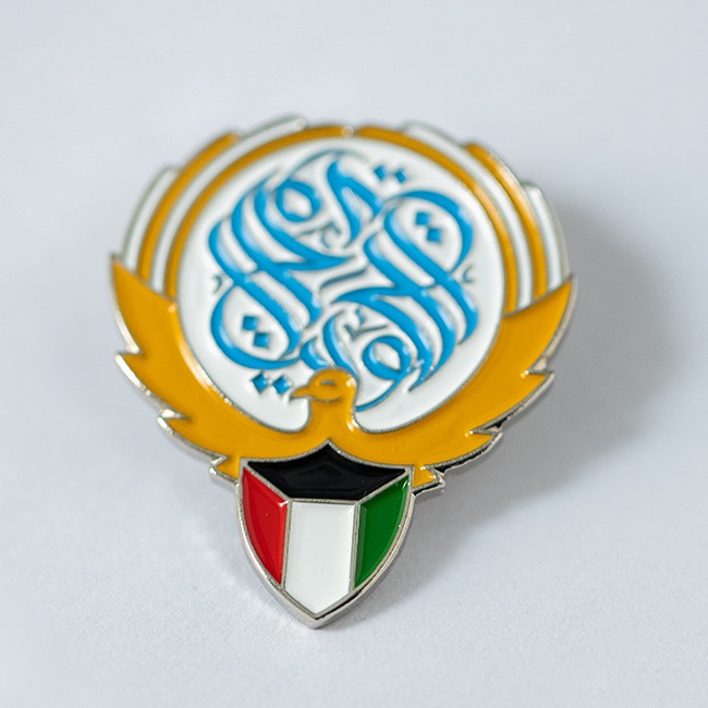 Kuwait Logo Badge - Silver - opaavenue.com